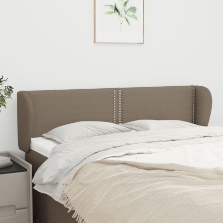 Cabecero de tela gris taupe 147x23x78/88 cm de vidaXL, Cabeceros y pies de cama - Ref: Foro24-3117006, Precio: 76,36 €, Descu...