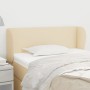 Cream fabric headboard 93x23x78/88 cm by vidaXL, Headboards and footboards - Ref: Foro24-3116851, Price: 54,61 €, Discount: %