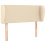 Cream fabric headboard 93x23x78/88 cm by vidaXL, Headboards and footboards - Ref: Foro24-3116851, Price: 54,61 €, Discount: %