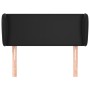 Black synthetic leather headboard 83x23x78/88 cm by vidaXL, Headboards and footboards - Ref: Foro24-3116936, Price: 47,02 €, ...