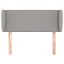 Light gray fabric headboard 93x23x78/88 cm by vidaXL, Headboards and footboards - Ref: Foro24-3116986, Price: 46,92 €, Discou...