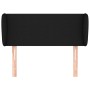 Black fabric headboard 103x23x78/88 cm by vidaXL, Headboards and footboards - Ref: Foro24-3116856, Price: 52,36 €, Discount: %