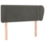 Dark gray velvet headboard 93x23x78/88 cm by vidaXL, Headboards and footboards - Ref: Foro24-3117041, Price: 53,18 €, Discoun...