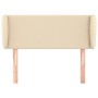 Cabecero de tela color crema 93x23x78/88 cm de vidaXL, Cabeceros y pies de cama - Ref: Foro24-3116991, Precio: 50,38 €, Descu...