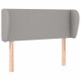 Light gray fabric headboard 83x23x78/88 cm by vidaXL, Headboards and footboards - Ref: Foro24-3116838, Price: 49,21 €, Discou...