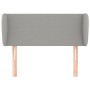 Light gray fabric headboard 83x23x78/88 cm by vidaXL, Headboards and footboards - Ref: Foro24-3116838, Price: 49,21 €, Discou...