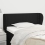 Cabecero de tela negro 103x23x78/88 cm de vidaXL, Cabeceros y pies de cama - Ref: Foro24-3116996, Precio: 47,80 €, Descuento: %