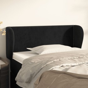 Cabecero de terciopelo negro 83x23x78/88 cm de vidaXL, Cabeceros y pies de cama - Ref: Foro24-3117036, Precio: 49,37 €, Descu...