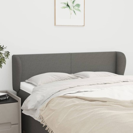 Dark gray fabric headboard 147x23x78/88 cm by vidaXL, Headboards and footboards - Ref: Foro24-3116863, Price: 71,27 €, Discou...