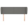 Dark gray fabric headboard 147x23x78/88 cm by vidaXL, Headboards and footboards - Ref: Foro24-3116863, Price: 71,27 €, Discou...