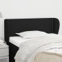 Black fabric headboard 93x23x78/88 cm by vidaXL, Headboards and footboards - Ref: Foro24-3116988, Price: 46,92 €, Discount: %