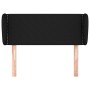 Black fabric headboard 93x23x78/88 cm by vidaXL, Headboards and footboards - Ref: Foro24-3116988, Price: 46,92 €, Discount: %