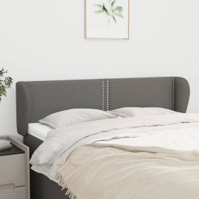 Dark gray fabric headboard 147x23x78/88 cm by vidaXL, Headboards and footboards - Ref: Foro24-3117003, Price: 66,70 €, Discou...