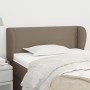 Taupe gray fabric headboard 103x23x78/88 cm by vidaXL, Headboards and footboards - Ref: Foro24-3116998, Price: 50,09 €, Disco...