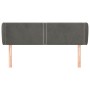 Dark gray velvet headboard 147x23x78/88 cm by vidaXL, Headboards and footboards - Ref: Foro24-3117053, Price: 63,84 €, Discou...