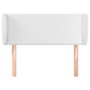 Cabecero de cuero sintético blanco 93x23x78/88 cm de vidaXL, Cabeceros y pies de cama - Ref: Foro24-3117083, Precio: 49,74 €,...