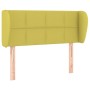 Green fabric headboard 93x23x78/88 cm by vidaXL, Headboards and footboards - Ref: Foro24-3117133, Price: 44,99 €, Discount: %