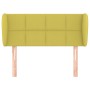 Green fabric headboard 93x23x78/88 cm by vidaXL, Headboards and footboards - Ref: Foro24-3117133, Price: 44,99 €, Discount: %