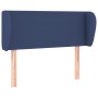 Blue fabric headboard 83x23x78/88 cm by vidaXL, Headboards and footboards - Ref: Foro24-3116844, Price: 49,21 €, Discount: %