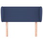 Blue fabric headboard 83x23x78/88 cm by vidaXL, Headboards and footboards - Ref: Foro24-3116844, Price: 49,21 €, Discount: %