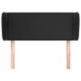 Cabecero de cuero sintético negro 103x23x78/88 cm de vidaXL, Cabeceros y pies de cama - Ref: Foro24-3117088, Precio: 48,35 €,...