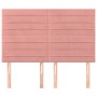 Headboards 4 units pink velvet 72x5x78/88 cm by vidaXL, Headboards and footboards - Ref: Foro24-3116525, Price: 109,80 €, Dis...