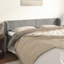 Cabecero de terciopelo gris claro 183x23x78/88 cm de vidaXL, Cabeceros y pies de cama - Ref: Foro24-3116924, Precio: 71,81 €,...