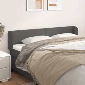 Cabecero de cuero sintético gris 163x23x78/88 cm de vidaXL, Cabeceros y pies de cama - Ref: Foro24-3116964, Precio: 67,99 €, ...