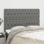 Headboards 4 units of dark gray fabric 80x7x78/88 cm by vidaXL, Headboards and footboards - Ref: Foro24-3116675, Price: 151,5...