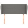 Dark gray fabric headboard 83x23x78/88 cm by vidaXL, Headboards and footboards - Ref: Foro24-3116839, Price: 53,25 €, Discoun...