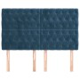 Headboards 4 units of dark blue velvet 80x7x78/88 cm by vidaXL, Headboards and footboards - Ref: Foro24-3116726, Price: 146,0...