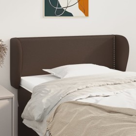 Brown synthetic leather headboard 83x23x78/88 cm by vidaXL, Headboards and footboards - Ref: Foro24-3117079, Price: 45,99 €, ...