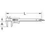 KS Tools Calibre de bolsillo pie de rey 0-150 mm 300.0510 | Foro24 | Onlineshop