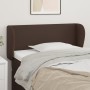 Cabecero de cuero sintético marrón 83x23x78/88 cm de vidaXL, Cabeceros y pies de cama - Ref: Foro24-3116939, Precio: 48,88 €,...