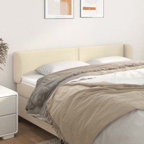 Cream synthetic leather headboard 203x23x78/88 cm by vidaXL, Headboards and footboards - Ref: Foro24-3117114, Price: 76,99 €,...