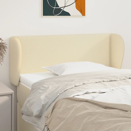 Cream synthetic leather headboard 103x23x78/88 cm by vidaXL, Headboards and footboards - Ref: Foro24-3117090, Price: 48,99 €,...