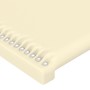 Cabecero de cuero sintético color crema 103x23x78/88 cm de vidaXL, Cabeceros y pies de cama - Ref: Foro24-3117090, Precio: 48...