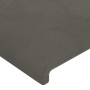 Dark gray velvet headboard 183x23x78/88 cm by vidaXL, Headboards and footboards - Ref: Foro24-3116925, Price: 73,27 €, Discou...