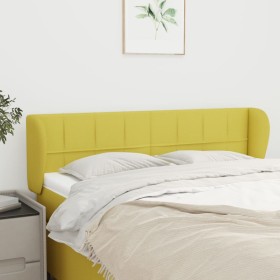 Green fabric headboard 147x23x78/88 cm by vidaXL, Headboards and footboards - Ref: Foro24-3117149, Price: 59,99 €, Discount: %