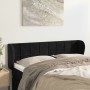 Cabecero de terciopelo negro 147x23x78/88 cm de vidaXL, Cabeceros y pies de cama - Ref: Foro24-3117194, Precio: 73,22 €, Desc...