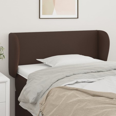 Brown synthetic leather headboard 93x23x78/88 cm by vidaXL, Headboards and footboards - Ref: Foro24-3116945, Price: 49,62 €, ...