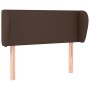 Brown synthetic leather headboard 93x23x78/88 cm by vidaXL, Headboards and footboards - Ref: Foro24-3116945, Price: 49,62 €, ...