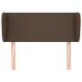 Brown synthetic leather headboard 93x23x78/88 cm by vidaXL, Headboards and footboards - Ref: Foro24-3116945, Price: 49,62 €, ...