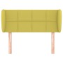 Green fabric headboard 83x23x78/88 cm by vidaXL, Headboards and footboards - Ref: Foro24-3117125, Price: 44,39 €, Discount: %