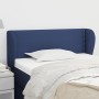 Blue fabric headboard 103x23x78/88 cm by vidaXL, Headboards and footboards - Ref: Foro24-3117000, Price: 52,99 €, Discount: %