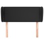 Cabecero de cuero sintético negro 93x23x78/88 cm de vidaXL, Cabeceros y pies de cama - Ref: Foro24-3117082, Precio: 53,01 €, ...