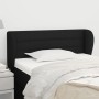 Cabecero de tela negro 83x23x78/88 cm de vidaXL, Cabeceros y pies de cama - Ref: Foro24-3117260, Precio: 49,66 €, Descuento: %