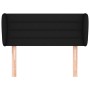 Black fabric headboard 83x23x78/88 cm by vidaXL, Headboards and footboards - Ref: Foro24-3117260, Price: 49,66 €, Discount: %