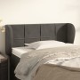 Cabecero de terciopelo gris oscuro 93x23x78/88 cm de vidaXL, Cabeceros y pies de cama - Ref: Foro24-3117181, Precio: 51,98 €,...