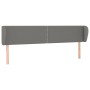 Dark gray fabric headboard 203x23x78/88 cm by vidaXL, Headboards and footboards - Ref: Foro24-3117027, Price: 70,85 €, Discou...